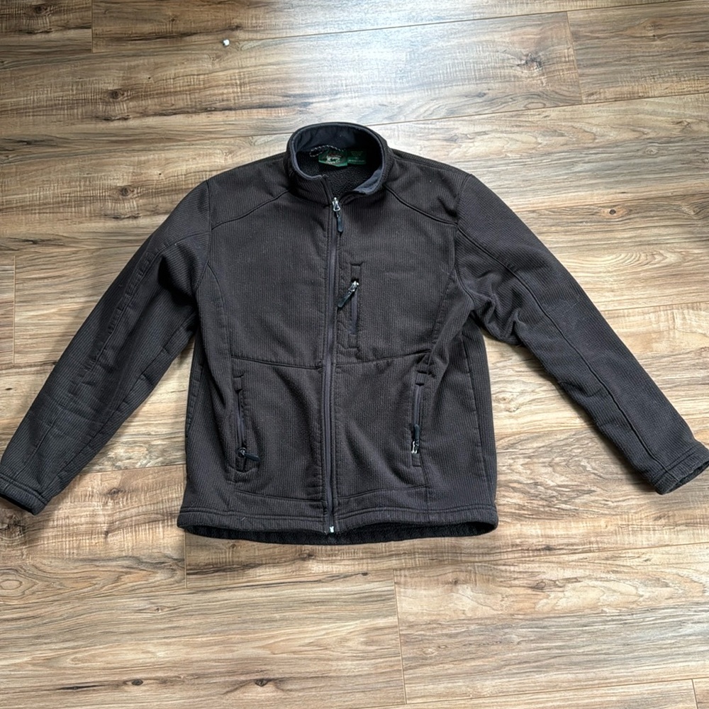 Men’s brown fleece lined jacket